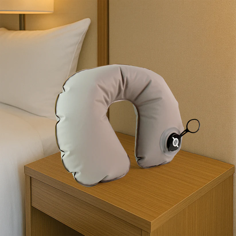 Premium Quality Inflatable Travel Neck Pillow (1 Pc) - Image 4